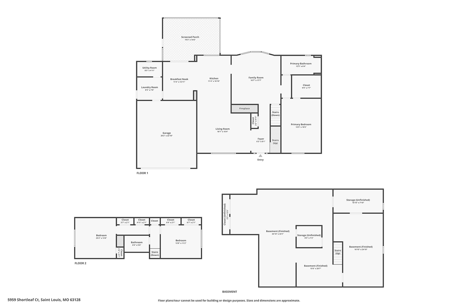 Home for Sale at 5959 Shortleaf Ct, St Louis 63128 Full Details